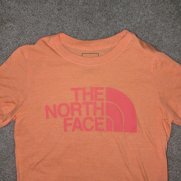 Orange North Face shirt Women's - Picture 2 of 3